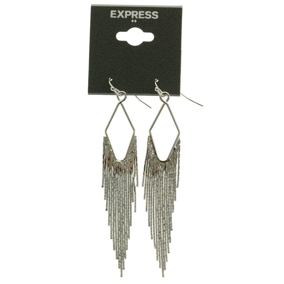 Express Jewelry - Express Dangle-Earrings Silver NWT